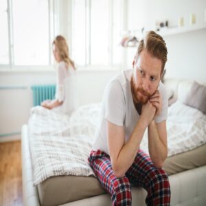 Unhappy married couple on verge of divorce due to impotence